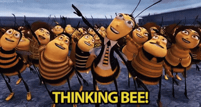 Cartoon Bees Dancing GIF