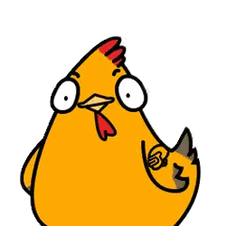 Cartoon Bird Giving Thumbs Up Sticker