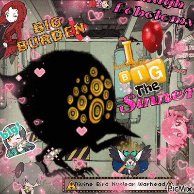 Cartoon Bird Saying Big Burden Big G The Sinners GIF