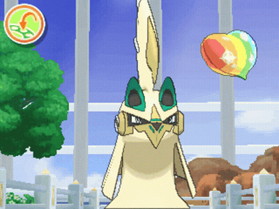 Cartoon Bird With Green Ears GIF