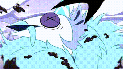 Cartoon Bird With Purple Head GIF