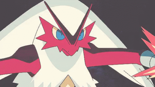 Cartoon Bird With Red And White Wings GIF