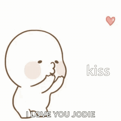 Cartoon Blowing Kiss I Love You Jodie GIF