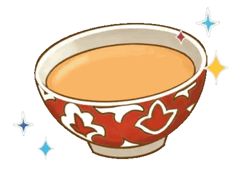 Cartoon Bowl Of Soup Sticker