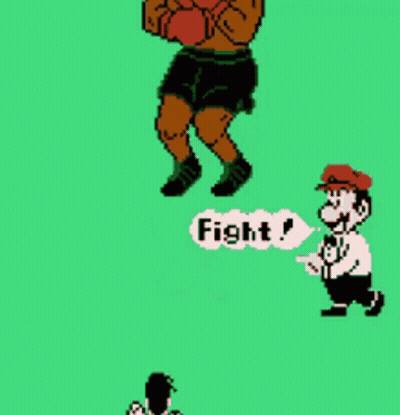 Cartoon Boxer Green Background GIF