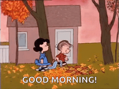 Cartoon Boy And Girl Sitting In Front Of House GIF