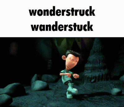 Cartoon Boy Dancing In Dark Cave Wonderstruck Wanderstuck GIF