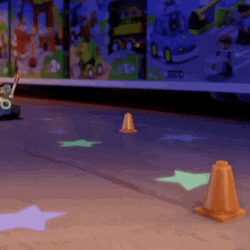 Cartoon Boy Driving Crazy  GIF