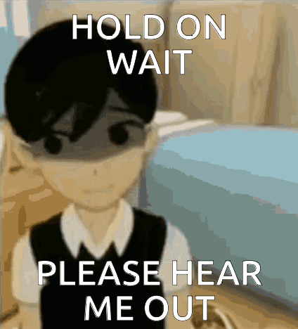 Cartoon Boy Hold On Wait Please Hear Me Out GIF