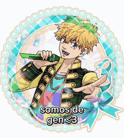 Cartoon Boy Holding Microphone Somos De Gen <3
