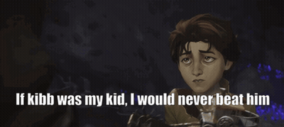 Cartoon Boy If Kibb Was My Kid I Would Never Beat Him GIF