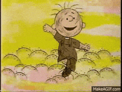 Cartoon Boy Running In Field GIF