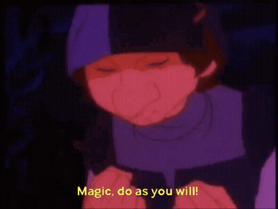 Cartoon Boy Saying Magic Do As You Will GIF