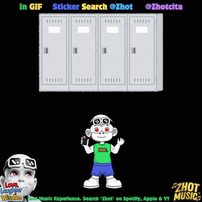 Cartoon Boy Wearing Thot Shirt GIF