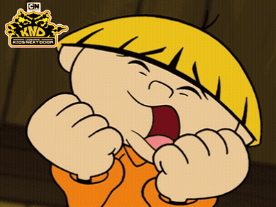 Cartoon Boy With Yellow Hair Kids Next Door GIF