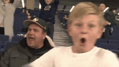 Cartoon Breaking Through Wall Saying Ohhh Yeahhh Awww GIF