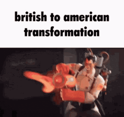 Cartoon British Teeth To American Transformation GIF