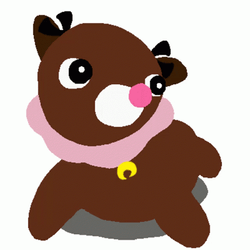 Cartoon Brown Bouncing Seals GIF