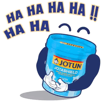 Cartoon Bucket Of Jotun Jotashield Sticker