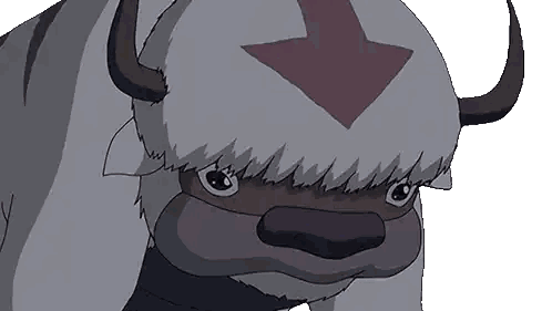 Cartoon Bull With Up Arrow Sticker
