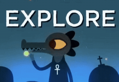 Cartoon Bunny Holding Red Heart Surrounded By Hearts GIF