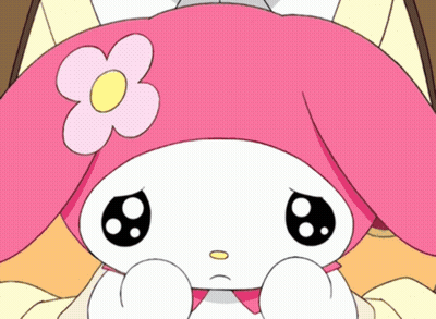 Cartoon Bunny With Flower January 27 1987 GIF
