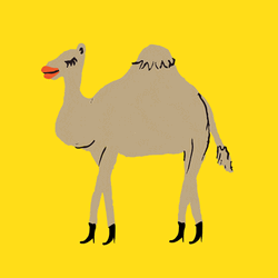 Cartoon Camel Farting