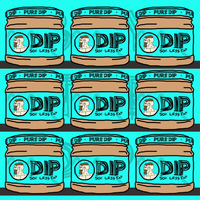 Cartoon Can Of Pure Dip GIF