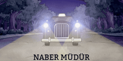 Cartoon Car Driving Down Road Naber Mudur GIF