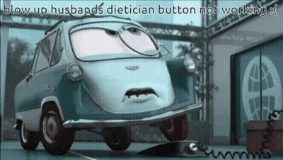 Cartoon Car Towed Saying Have You Lost Your Mind GIF