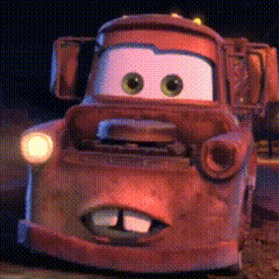 Cartoon Car With Big Mouth Close Up GIF