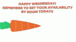 Cartoon Carrot Wacky Wednesday  GIF