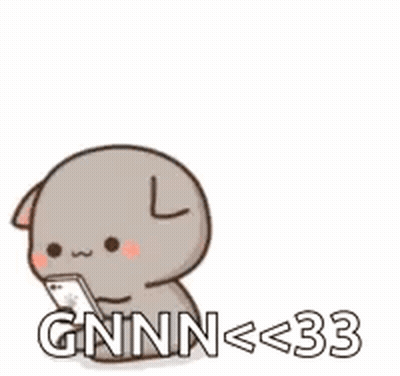Cartoon Cat And Dog Standing Together Cat Holding Cell Phone GIF