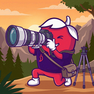 Gato de caricatura y flores diciendo Ok GIF