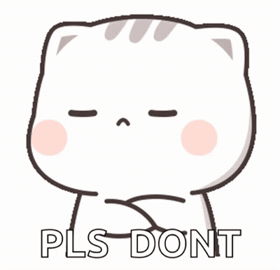 Cartoon Cat Angry Saying Pls Dont GIF
