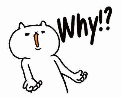 Cartoon Cat Asking Why GIF