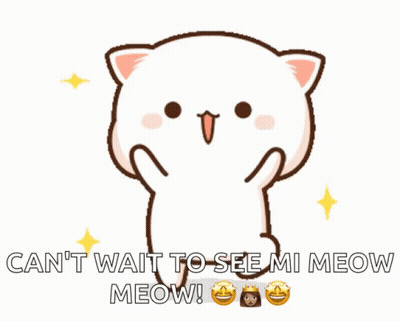 Cartoon Cat Can T Wait To See Mi Meow Meow GIF