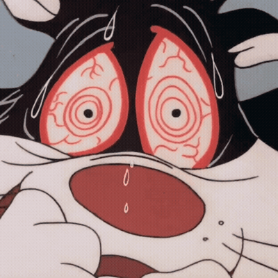 Cartoon Cat Crying GIF