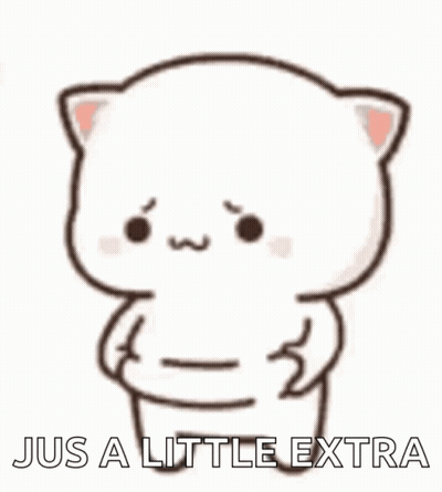 Cartoon Cat Crying Jus A Little Extra GIF