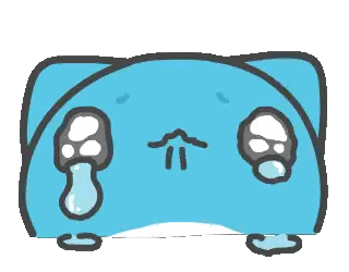 Cartoon Cat Crying Sticker