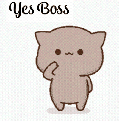 Cartoon Cat Dancing Yes Boss GIF