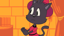Cartoon Cat Doing Magic GIF