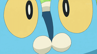Cartoon Cat Face With 0 On Eyes GIF