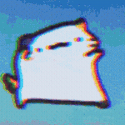 Cartoon Cat Flying Through Air GIF