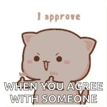 Cartoon Cat Giving Thumbs Up GIF