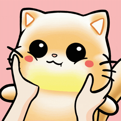 Cartoon Cat Held By Person GIF