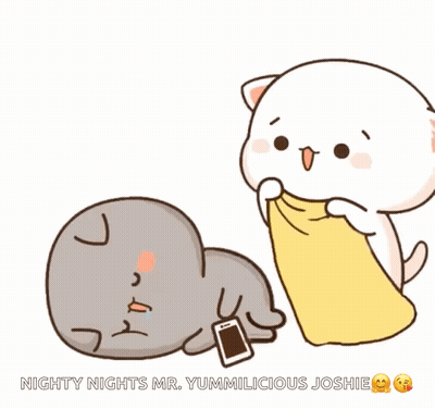 Cartoon Cat Holding Cell Phone GIF