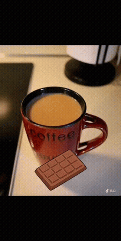 Cartoon Cat Holding Coffee Saying Cool Cats GIF
