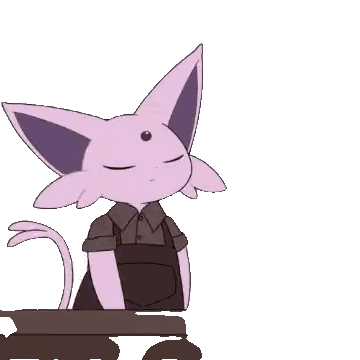 Cartoon Cat Holding Milk Pitcher Sticker