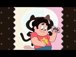 Cartoon Cat Ice Cream Sandwich GIF
